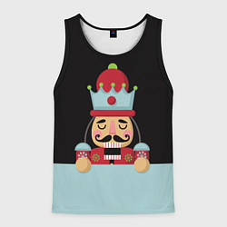 Майка-безрукавка мужская Кукла Щелкунчик, цвет: 3D-черный