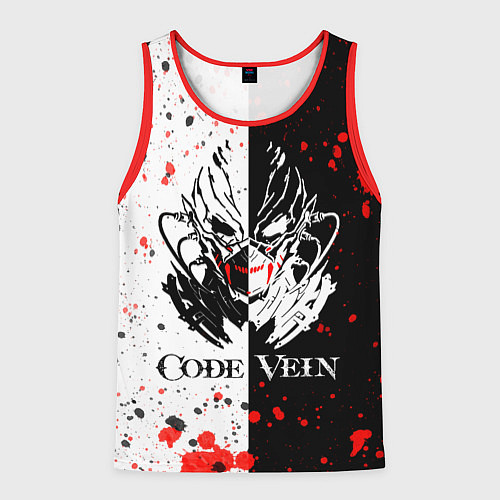 Мужская майка без рукавов Code Vein Logo / 3D-Красный – фото 1
