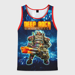 Майка-безрукавка мужская Deep Rock Galactic Gunner, цвет: 3D-красный