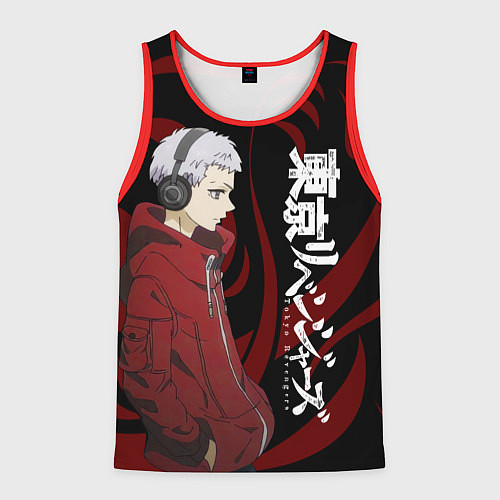 Мужская майка без рукавов ТАКАШИ МИЦУЯ ТОСВА / 3D-Красный – фото 1