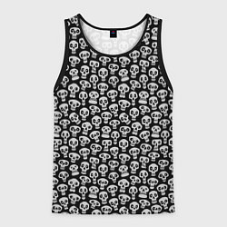 Мужская майка без рукавов Funny skulls