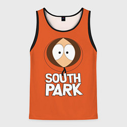 Майка-безрукавка мужская Южный парк Кенни South Park, цвет: 3D-черный