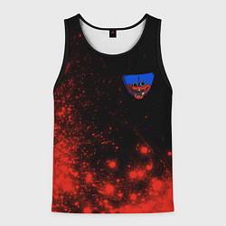 Майка-безрукавка мужская ПОППИ ПЛЕЙТАЙМ - Краски, цвет: 3D-черный