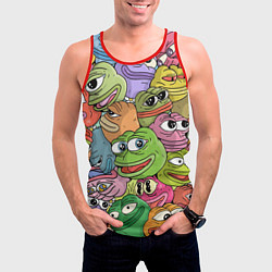 Майка-безрукавка мужская Pepe BOMBING, цвет: 3D-красный — фото 2