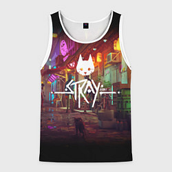 Майка-безрукавка мужская Stray: Poster, цвет: 3D-белый