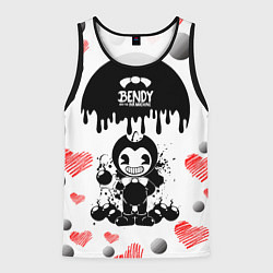 Майка-безрукавка мужская BOMB LOVE BENDY AND THE INK MACHINE, цвет: 3D-черный