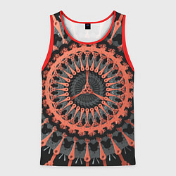 Майка-безрукавка мужская МаГический УзОр, цвет: 3D-красный