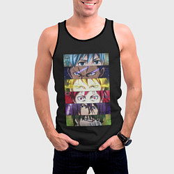 Майка-безрукавка мужская Kuroko No Basket, цвет: 3D-черный — фото 2