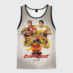 Майка-безрукавка мужская КОБРА КАЙ COBRA KAI, цвет: 3D-черный