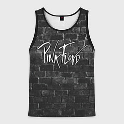 Майка-безрукавка мужская PINK FLOYD - ПИНК ФЛОЙД КИРПИЧНАЯ СТЕНА, цвет: 3D-черный
