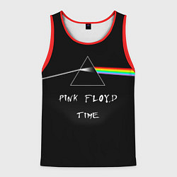 Майка-безрукавка мужская PINK FLOYD TIME ПИНК ФЛОЙД ЛОГОТИП, цвет: 3D-красный