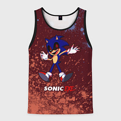 Майка-безрукавка мужская SONIC EXE Арт, цвет: 3D-черный