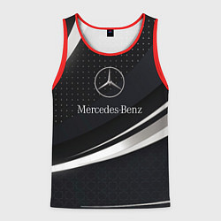 Майка-безрукавка мужская Mercedes-Benz Sport, цвет: 3D-красный