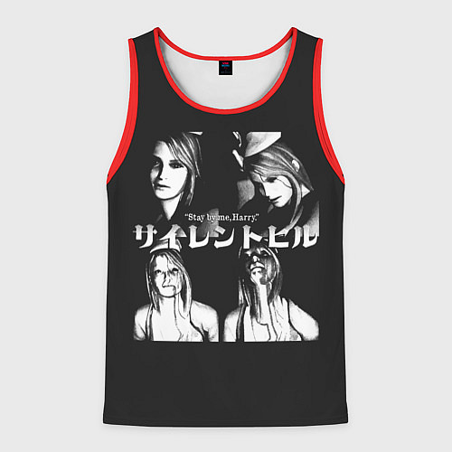 Мужская майка без рукавов Лиза Гаралд / 3D-Красный – фото 1