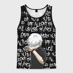 Майка-безрукавка мужская КАНЕКИ DEAD INSIDE, цвет: 3D-черный