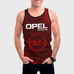 Майка-безрукавка мужская OPEL Pro Racing - Абстракция, цвет: 3D-черный — фото 2