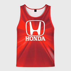 Майка-безрукавка мужская Хонда HONDA, цвет: 3D-красный