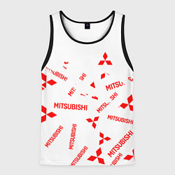 Майка-безрукавка мужская Mitsubishi ASX, цвет: 3D-черный