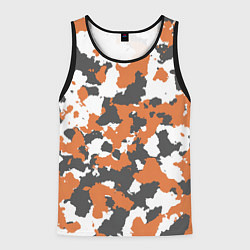 Мужская майка без рукавов Orange Camo