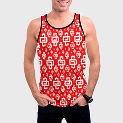 Майка-безрукавка мужская Red Pattern Dope Camo Dope Street Market Спина, цвет: 3D-черный — фото 2