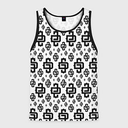 Майка-безрукавка мужская White Pattern Dope Camo Dope Street Market, цвет: 3D-черный
