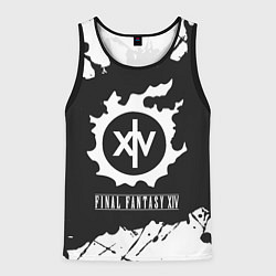 Майка-безрукавка мужская FINAL FANTASY XIV - МЕТЕОР Краска, цвет: 3D-черный