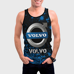 Майка-безрукавка мужская ВОЛЬВО Volvo Арт, цвет: 3D-черный — фото 2