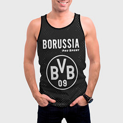 Майка-безрукавка мужская BORUSSIA Pro Sport Гранж, цвет: 3D-черный — фото 2