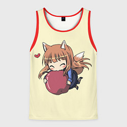 Майка-безрукавка мужская Холо с яблоком, цвет: 3D-красный