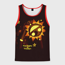 Майка-безрукавка мужская Five Nights at Freddys Security Breach - Воспитате, цвет: 3D-красный