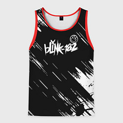 Майка-безрукавка мужская Blink-182 блинк-182, цвет: 3D-красный