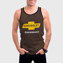 Майка-безрукавка мужская ШЕВРОЛЕ Chevrolet Графика, цвет: 3D-черный — фото 2
