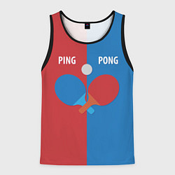 Мужская майка без рукавов PING PONG теннис