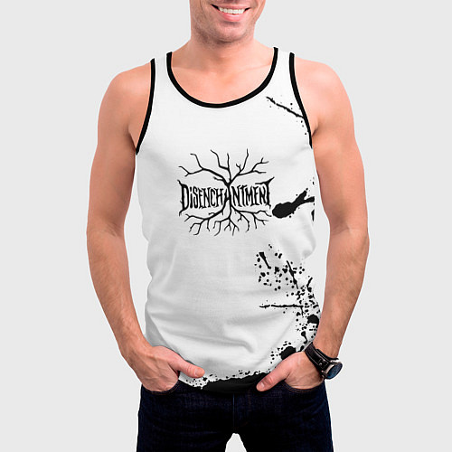 Мужская майка без рукавов DISENCHANTMENT / 3D-Черный – фото 3