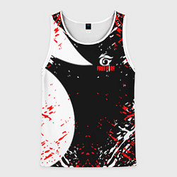 Майка-безрукавка мужская Free Fire брызги, цвет: 3D-белый