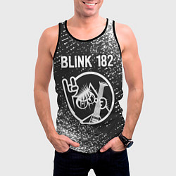 Майка-безрукавка мужская Blink 182 КОТ Спрей, цвет: 3D-черный — фото 2