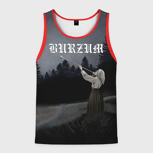Мужская майка без рукавов Burzum - Filosofem / 3D-Красный – фото 1