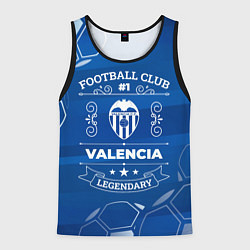 Майка-безрукавка мужская Valencia FC 1, цвет: 3D-черный