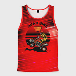 Майка-безрукавка мужская QUAD BIKE Квадроцикл, цвет: 3D-красный