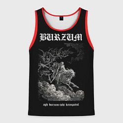 Майка-безрукавка мужская Burzum ishi krimpatul, цвет: 3D-красный