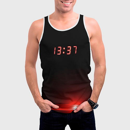 Мужская майка без рукавов 1337 Elite / 3D-Белый – фото 3