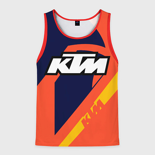 Мужская майка без рукавов KTM VINTAGE SPORTWEAR / 3D-Красный – фото 1