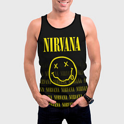 Майка-безрукавка мужская Smile Nirvana, цвет: 3D-черный — фото 2
