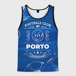 Майка-безрукавка мужская Porto - Football Club Number 1, цвет: 3D-черный