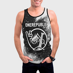 Майка-безрукавка мужская OneRepublic - КОТ - Краска, цвет: 3D-черный — фото 2