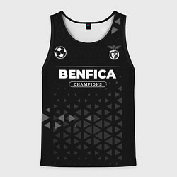 Майка-безрукавка мужская Benfica Champions Uniform, цвет: 3D-черный