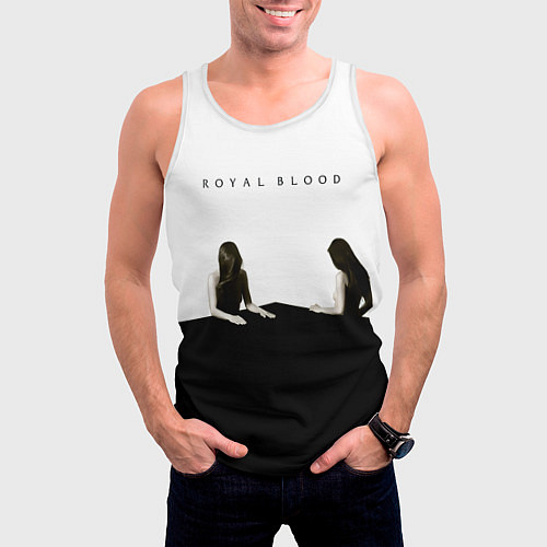 Мужская майка без рукавов How Did We Get So Dark? - Royal Blood / 3D-Белый – фото 3