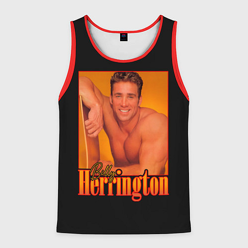Мужская майка без рукавов Billy Herrington Aniki Билли / 3D-Красный – фото 1