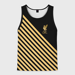 Майка-безрукавка мужская Liverpool ливерпуль полосы, цвет: 3D-черный