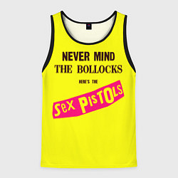 Майка-безрукавка мужская Never Mind the Bollocks, Heres the Sex Pistols, цвет: 3D-черный